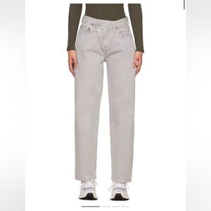AGOLDE Criss Cross Straight Leg Jean